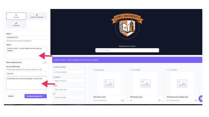 Booking Portal Customization -2