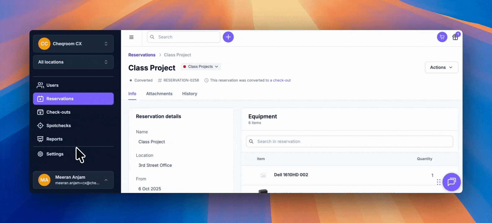 Repeat Reservations 1