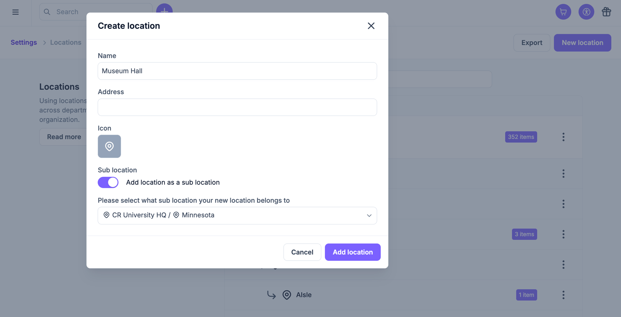 How To: Set up Locations in your Account